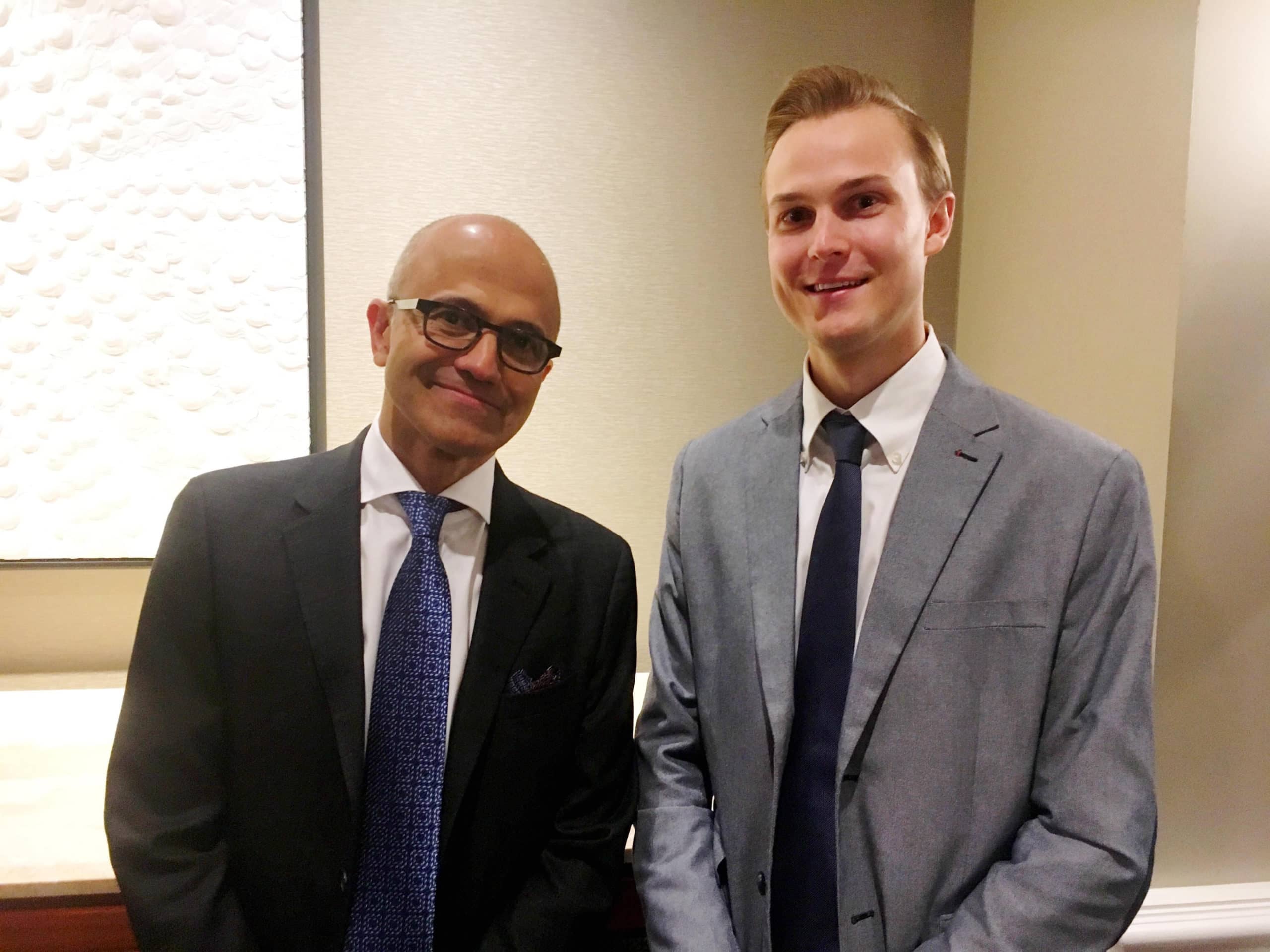 Austin meeting Microsoft CEO Satya Nadella